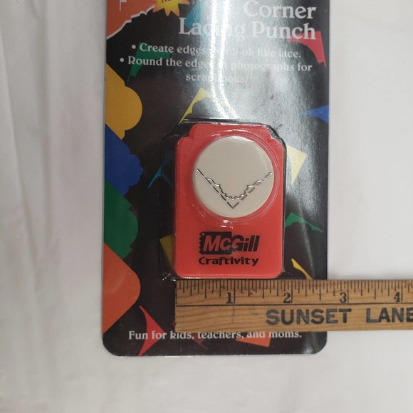 Corner Lacing Paper Punch McGill CRAFTIVITY!! NEW !! - Picture 5 of 5